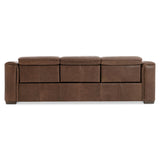 Billings Brown Leather Power Motion Sofa - Ornate Home