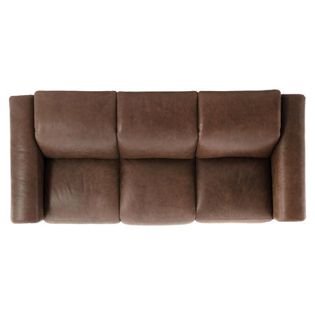 Billings Brown Leather Power Motion Sofa - Ornate Home
