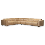 Billings Tan/Camel Power Motion Sectional - Ornate Home