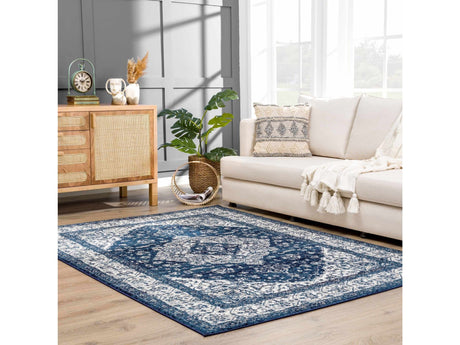 Billy Blue Medallion Rug - Ornate Home
