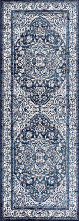 Billy Blue Medallion Rug - Ornate Home