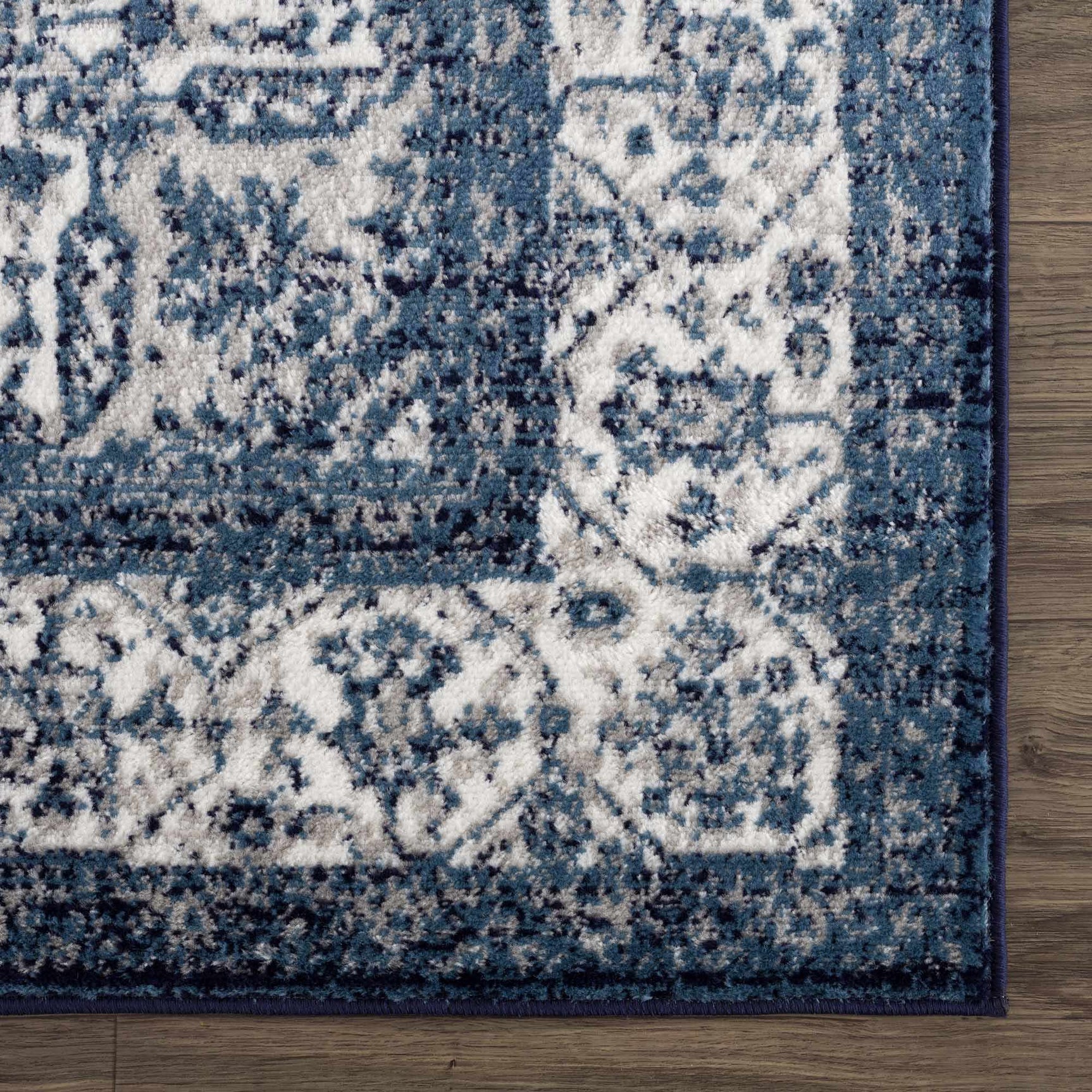Billy Blue Medallion Rug - Ornate Home