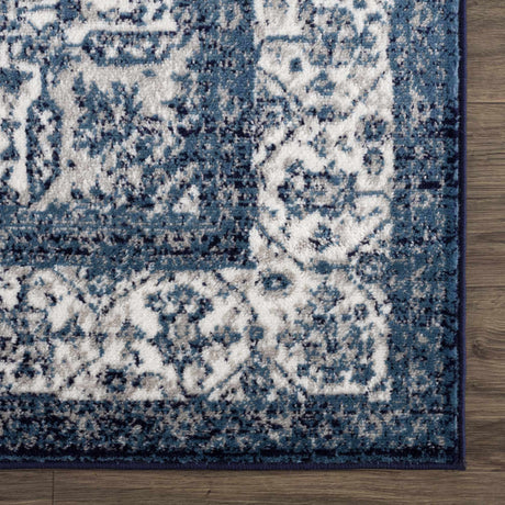 Billy Blue Medallion Rug - Ornate Home