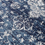 Billy Blue Medallion Rug - Ornate Home