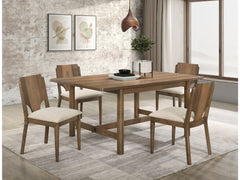 Biltmore Walnut Rectangular 5-piece Dining Room Set - Ornate Home