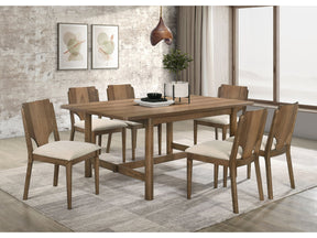 Biltmore Walnut Rectangular 7-piece Dining Room Set - Ornate Home