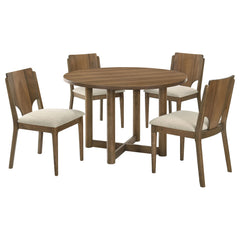 Biltmore Walnut Round Dining Room Set - Ornate Home
