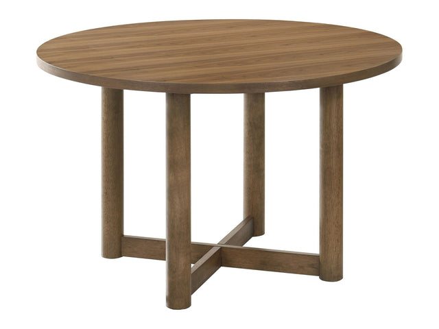 Biltmore Walnut Round Dining Room Table - Ornate Home