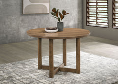 Biltmore Walnut Round Dining Room Table - Ornate Home