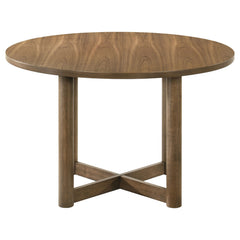 Biltmore Walnut Round Dining Room Table - Ornate Home