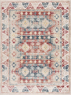Bindi Blue & Rose Area Rug - Clearance - Ornate Home