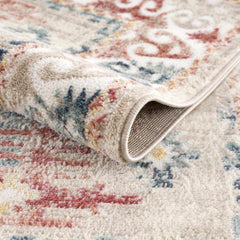 Bindi Blue & Rose Area Rug - Clearance - Ornate Home