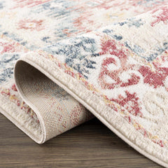 Bindi Blue & Rose Area Rug - Clearance - Ornate Home