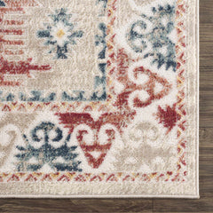 Bindi Blue & Rose Area Rug - Clearance - Ornate Home