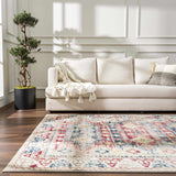 Bindi Blue & Rose Area Rug - Clearance - Ornate Home