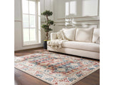 Bindi Blue & Rose Area Rug - Ornate Home