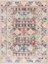 Bindi Blue & Rose Area Rug - Ornate Home