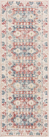 Bindi Blue & Rose Area Rug - Ornate Home