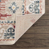 Bindi Blue & Rose Area Rug - Ornate Home