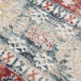 Bindi Blue & Rose Area Rug - Ornate Home