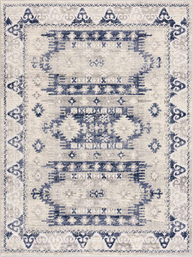 Bindi Navy Area Rug - Clearance - Ornate Home