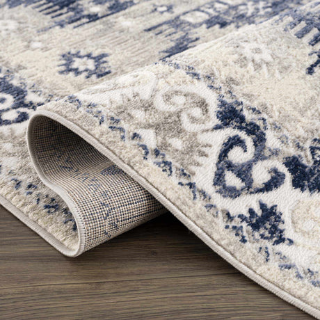 Bindi Navy Area Rug - Ornate Home