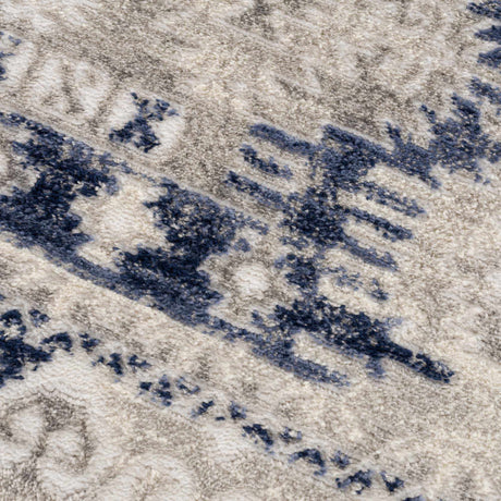 Bindi Navy Area Rug - Ornate Home