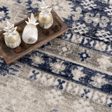 Bindi Navy Area Rug - Ornate Home