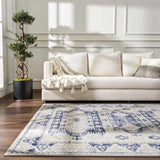 Bindi Navy Area Rug - Ornate Home