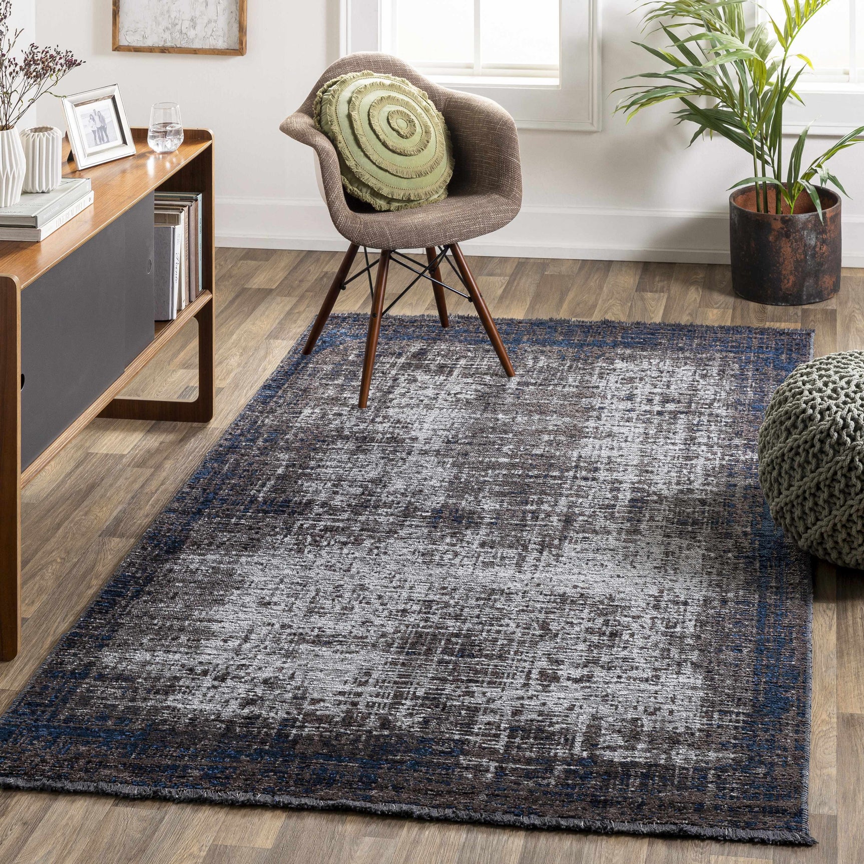 Binh Black Area Rug - Clearance - Ornate Home