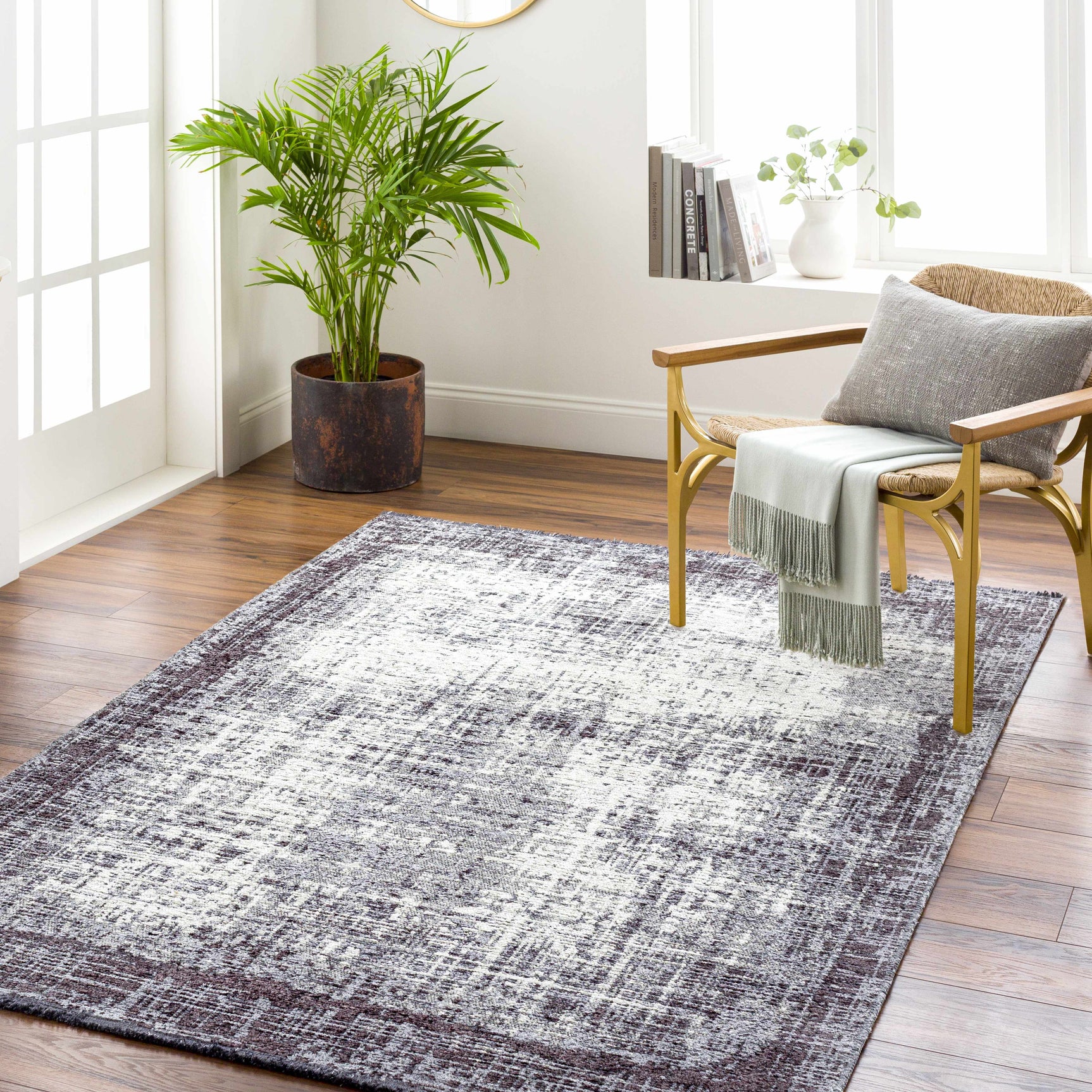 Binh Gray Area Rug - Clearance - Ornate Home