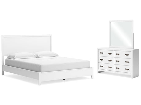 Binterglen California King Panel Bedroom Set with Dresser and Mirror - Ornate Home