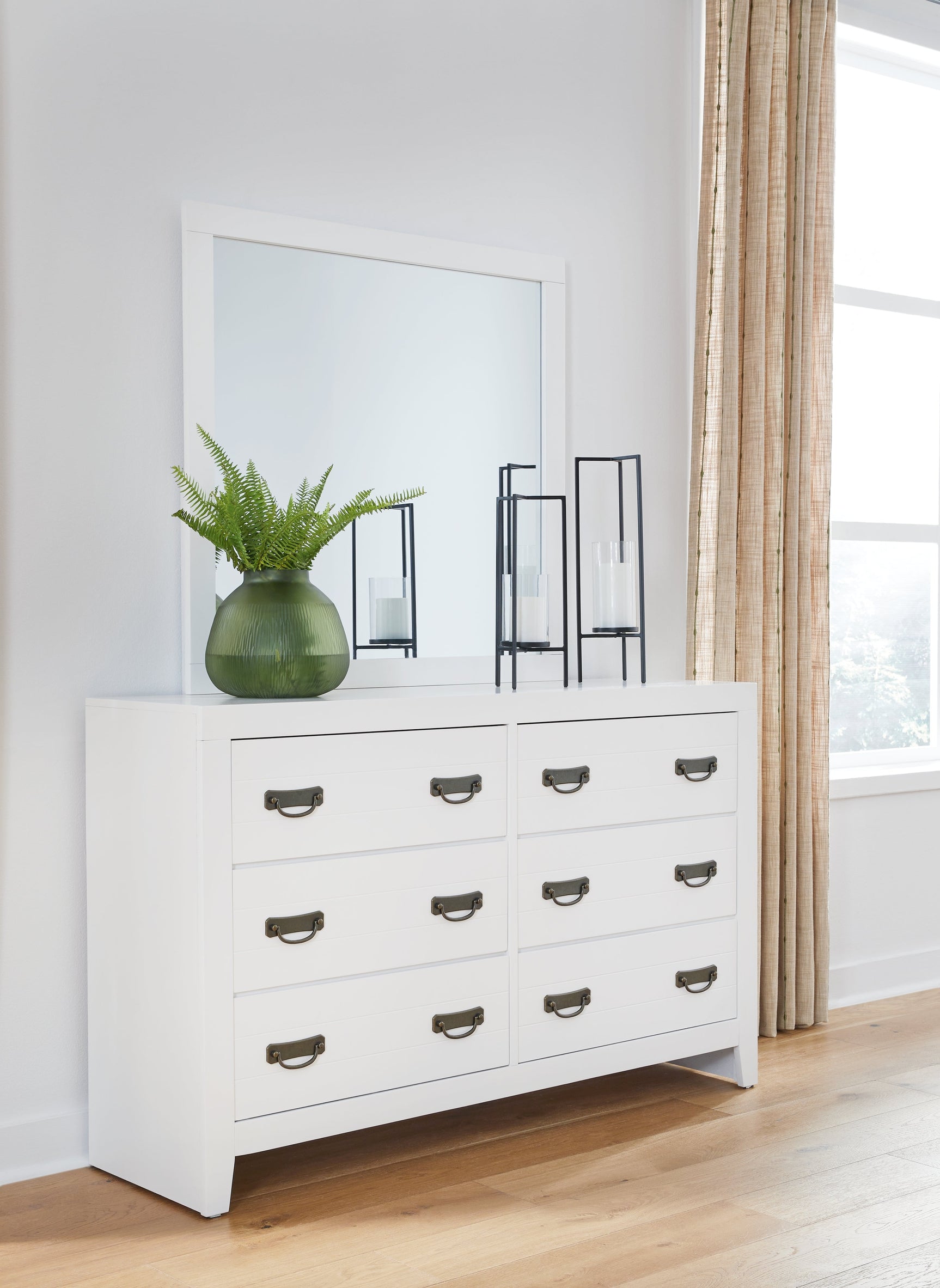 Binterglen California King Panel Bedroom Set with Dresser and Mirror - Ornate Home