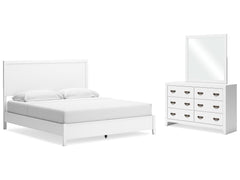 Binterglen King Panel Bedroom Set with Dresser and Mirror - Ornate Home