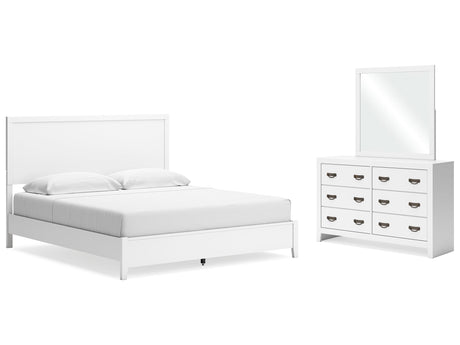 Binterglen King Panel Bedroom Set with Dresser and Mirror - Ornate Home