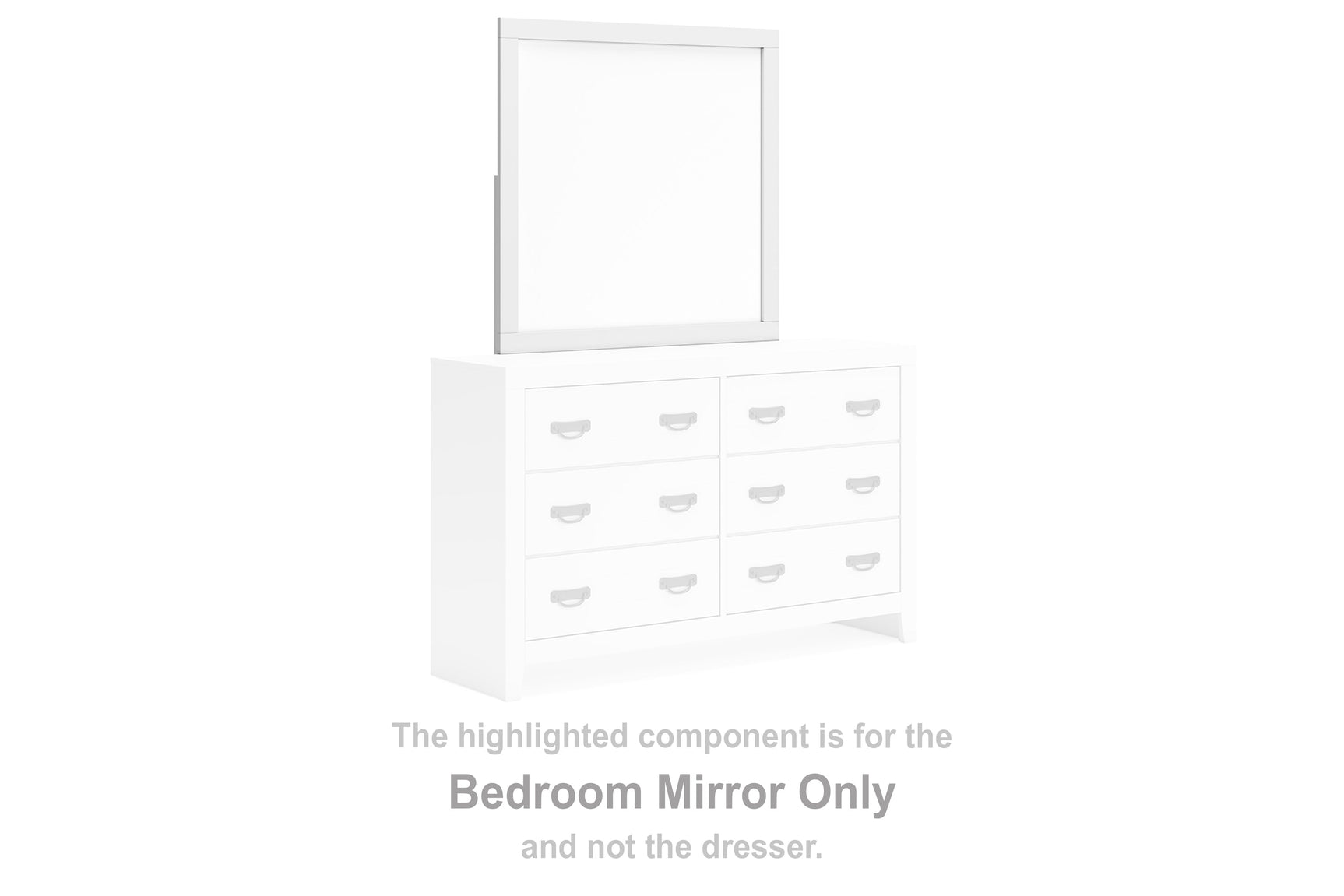 Binterglen White Bedroom Mirror (Online Special Price) - Ornate Home