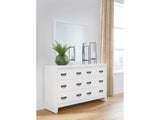Binterglen White Bedroom Mirror - Ornate Home