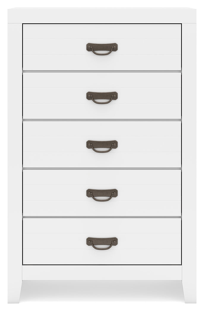 Binterglen White Chest of Drawers (Online Special Price) - Ornate Home