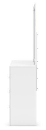 Binterglen White Dresser and Mirror - Ornate Home