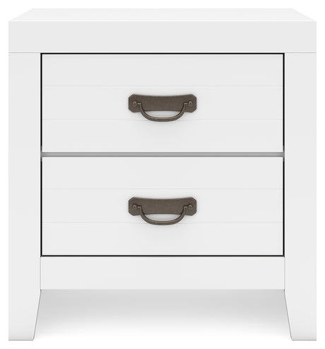 Binterglen White Full Panel Bedroom Set with Dresser, Chest and Nightstand - Ornate Home