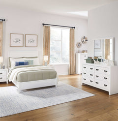 Binterglen White Full Panel Youth Bed - Ornate Home