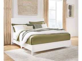 Binterglen White King Panel Bed (Online Special Price) - Ornate Home