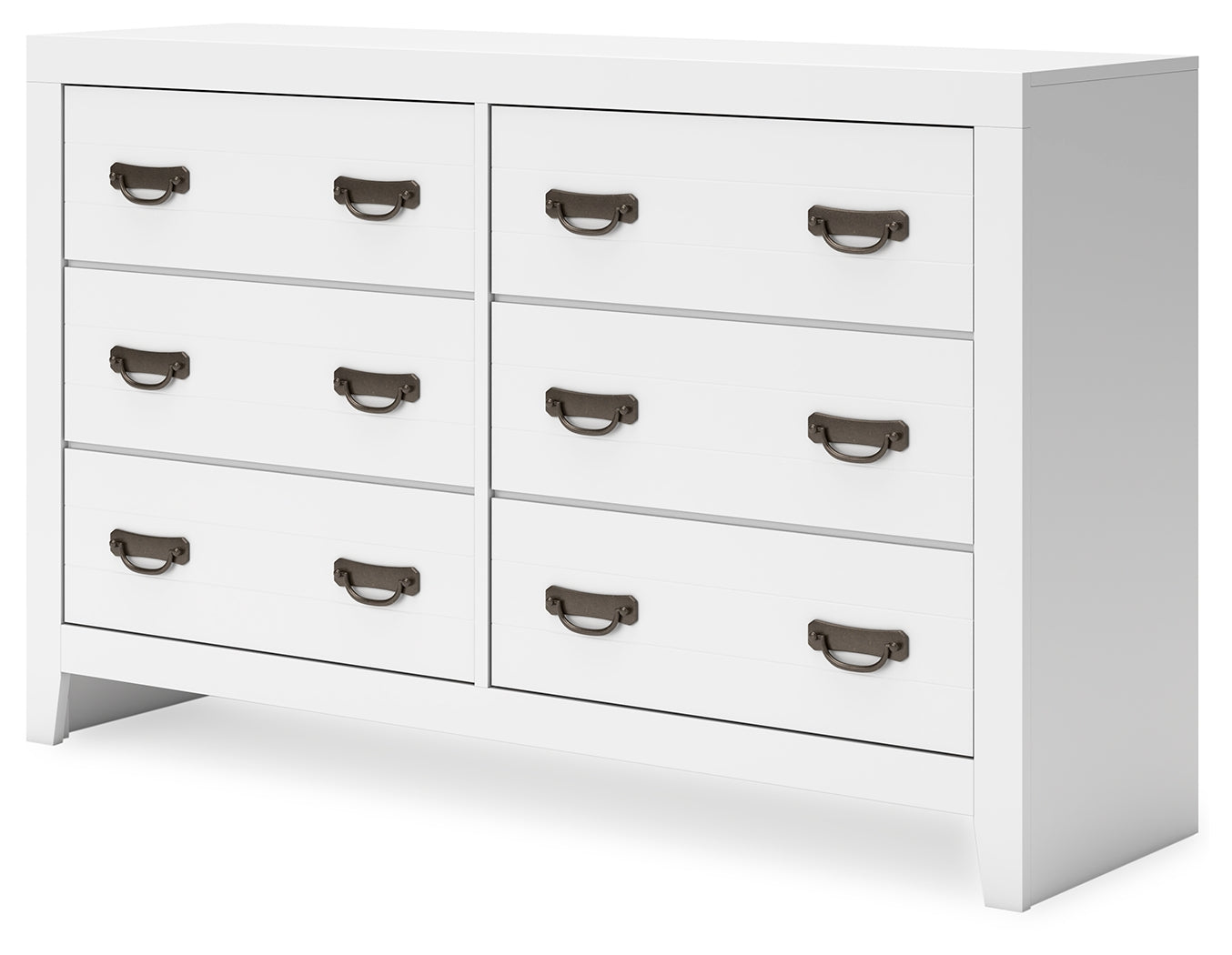 Binterglen White King Panel Bedroom Set with Dresser and 2 Nightstands (Online Special Price) - Ornate Home