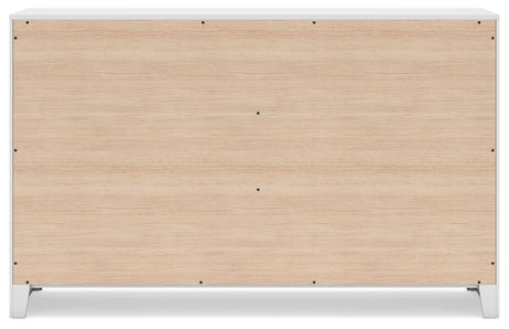 Binterglen White King Panel Bedroom Set with Dresser and 2 Nightstands - Ornate Home