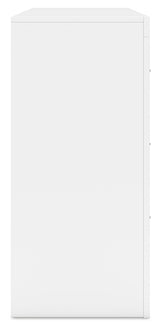 Binterglen White King Panel Bedroom Set with Dresser and 2 Nightstands - Ornate Home