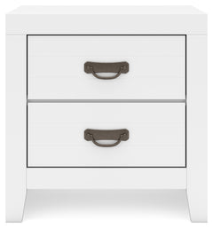 Binterglen White King Panel Bedroom Set with Dresser and 2 Nightstands - Ornate Home