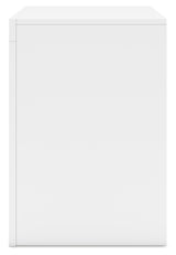 Binterglen White King Panel Bedroom Set with Dresser and 2 Nightstands - Ornate Home