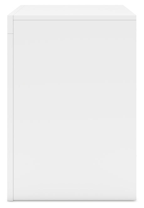 Binterglen White King Panel Bedroom Set with Dresser and 2 Nightstands - Ornate Home