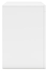 Binterglen White King Panel Bedroom Set with Dresser and 2 Nightstands - Ornate Home