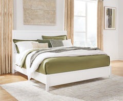 Binterglen White King Panel Bedroom Set with Dresser and 2 Nightstands - Ornate Home